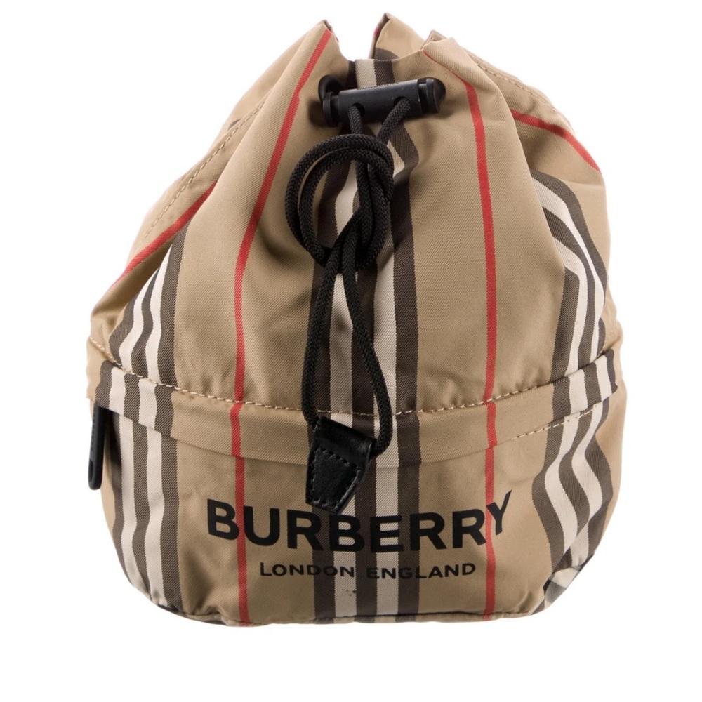 Burberry drawstring pouch